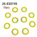 10 X 26-830749 Gearcase Oil Drain Plug Gaskets Screw Washers, Lower Unit Seal