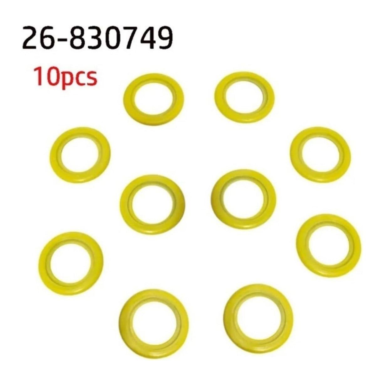 10 X 26-830749 Gearcase Oil Drain Plug Gaskets Screw Washers, Lower Unit Seal