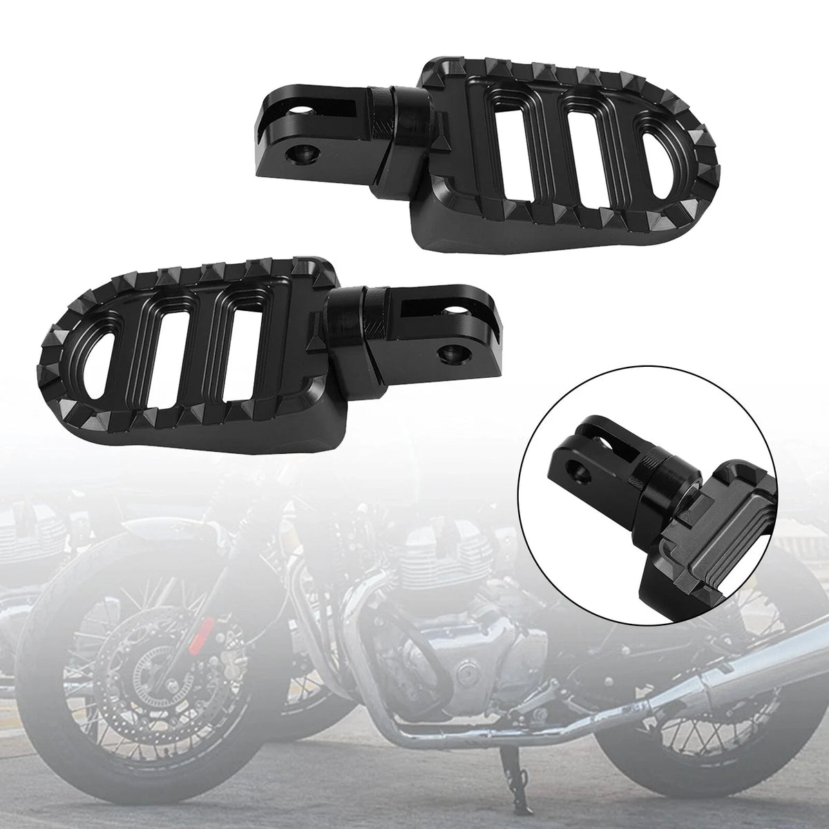 Front Footrests Foot Pegs for Interceptor 650, Continental 650 (2019–2023)