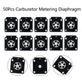 50Pcs Carburetor Metering Diaphragm for ZAMA RB-99 RB-100 (Replace A015053)