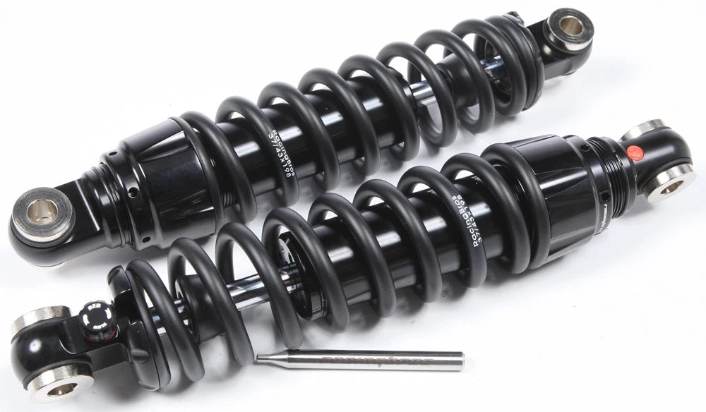 HardDrive Touring Monotube Shock 13 in Rebound Adjustable for Harley Davidson