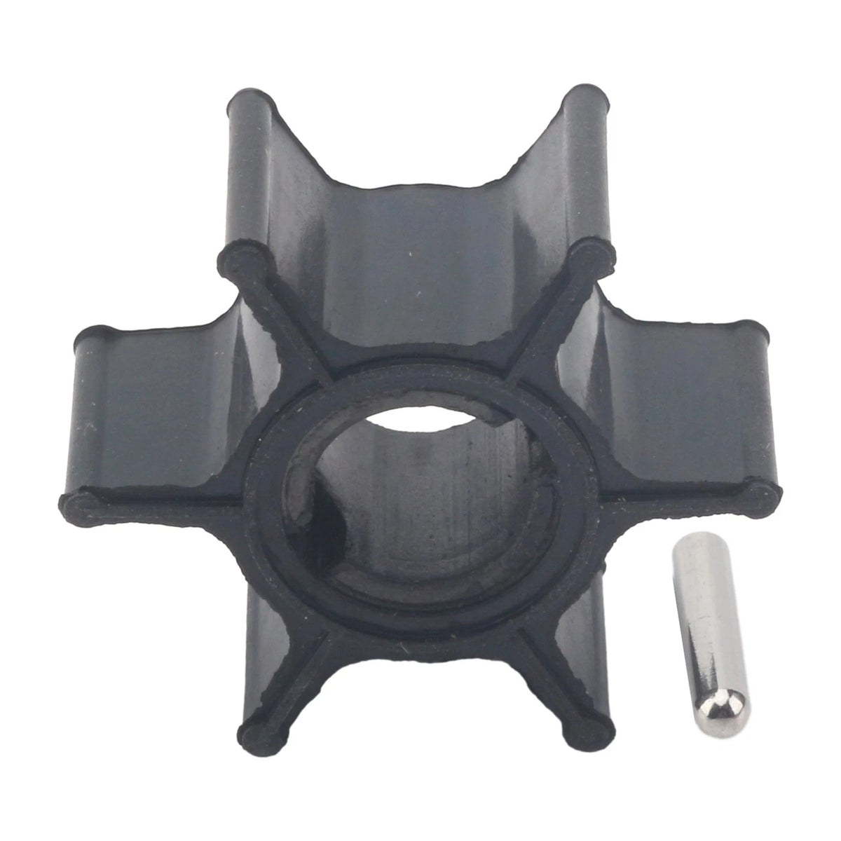 Water Pump Impeller & Pin for Suzuki 4 Stroke 2.5 HP Outboard 17461-97J00