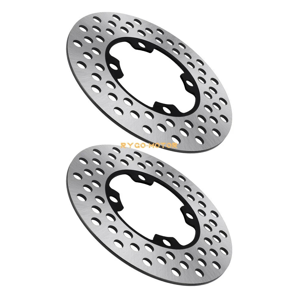 2X Front Brake Disc Rotors for Yamaha Grizzly 350/400/450 (2007–2014)