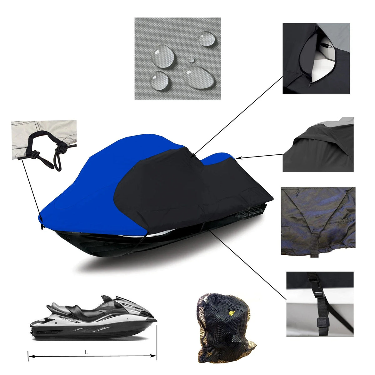 Heavy Duty PWC Cover for Yamaha Jet Ski VX Cruiser (2010–2023)