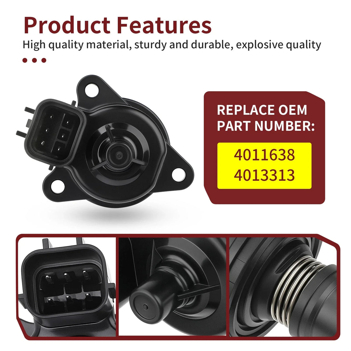 Idle Air Control Valve 4011638 for Polaris RZR 4 900 (2014) / RZR XP 900 (2011–2013)