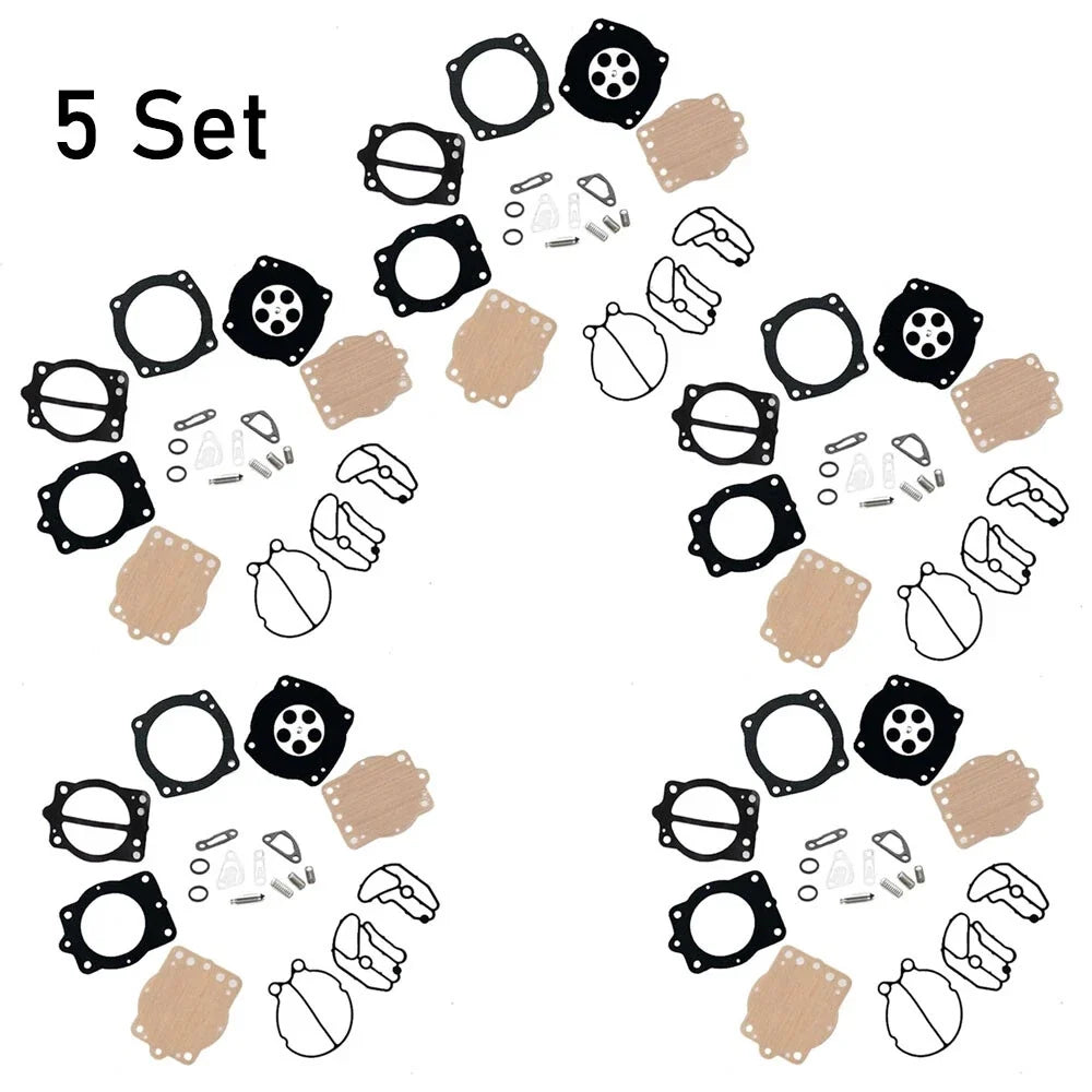 Set of 5 Carburetor Rebuild Kits for Kawasaki 750 TS SX SXI (Keihin CDK-2)