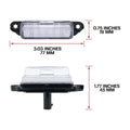 3PC Clear White LED Hood Scoop Marker Running Light for Dodge RAM 1500 TRX (2021–2025)