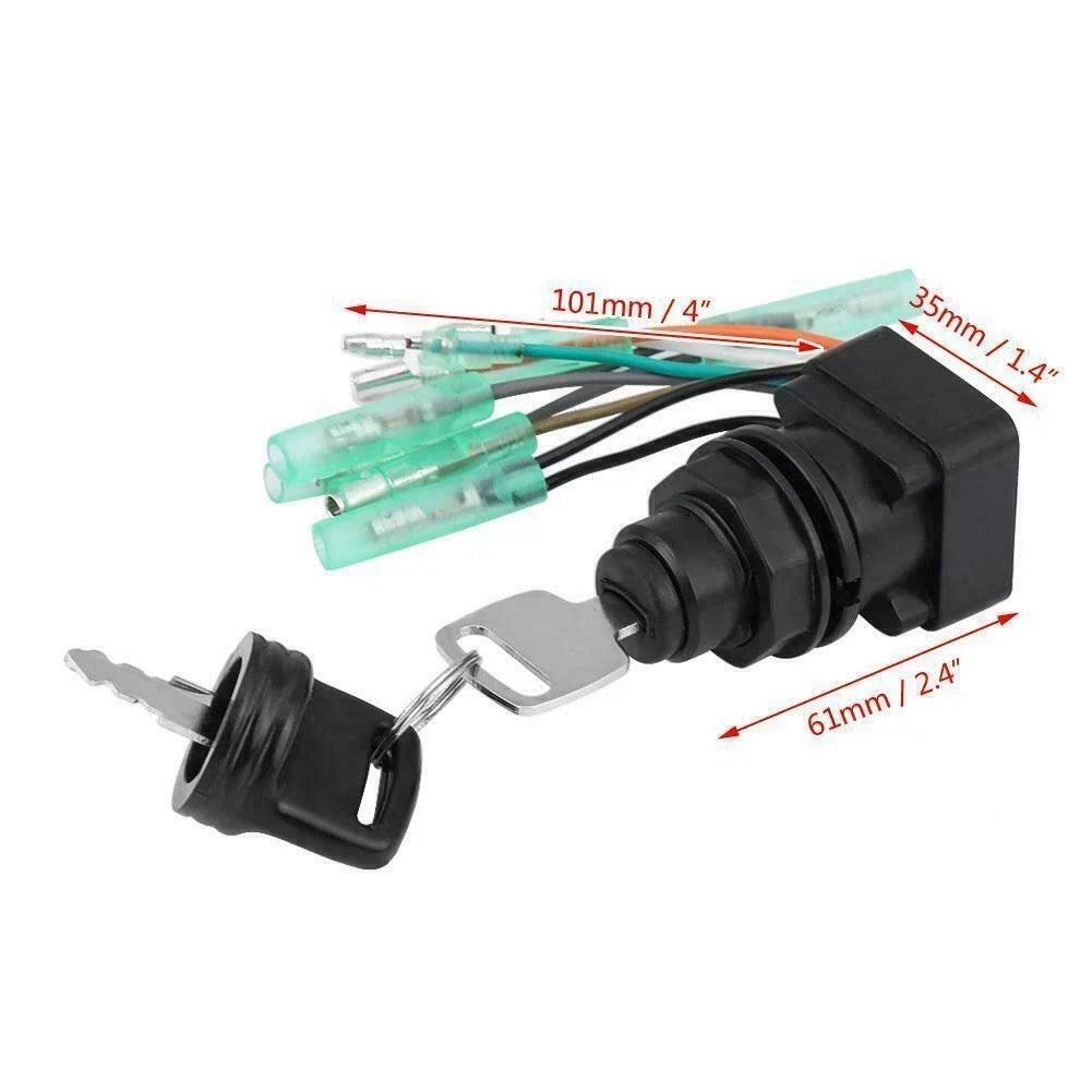 Key Switch for Suzuki Outboard 30HP - 300HP (37110-92E01, 37110-99E00, 37110-99E01)
