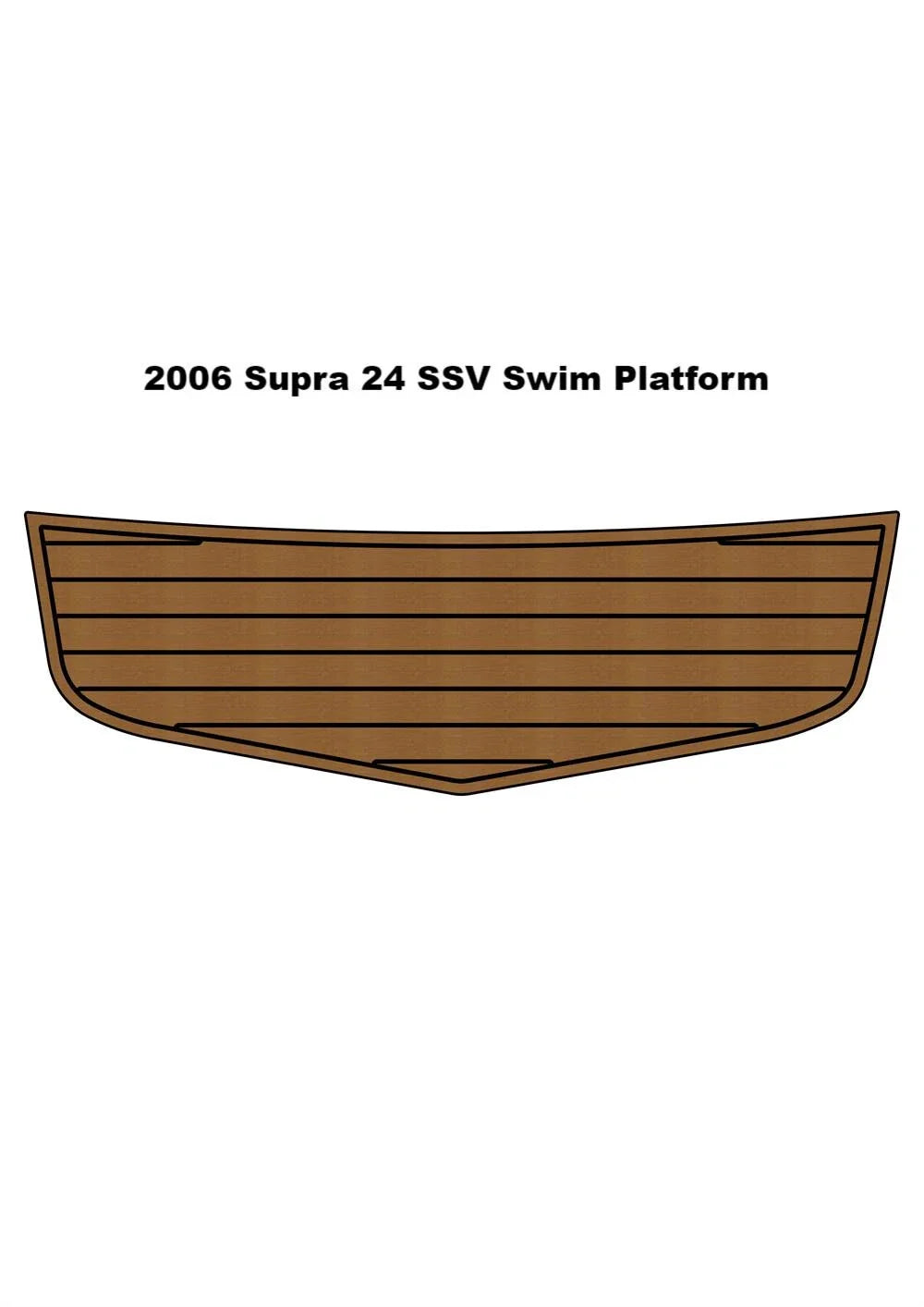 EVA Foam Swim Platform Step Pad for Supra 24 SSV (2006)