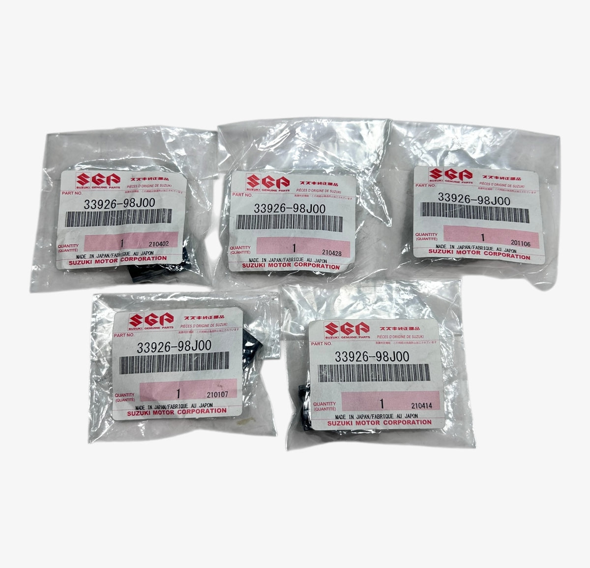 Suzuki 33926-98J00, Marine Terminal Resistor, OEM - 5 Pack