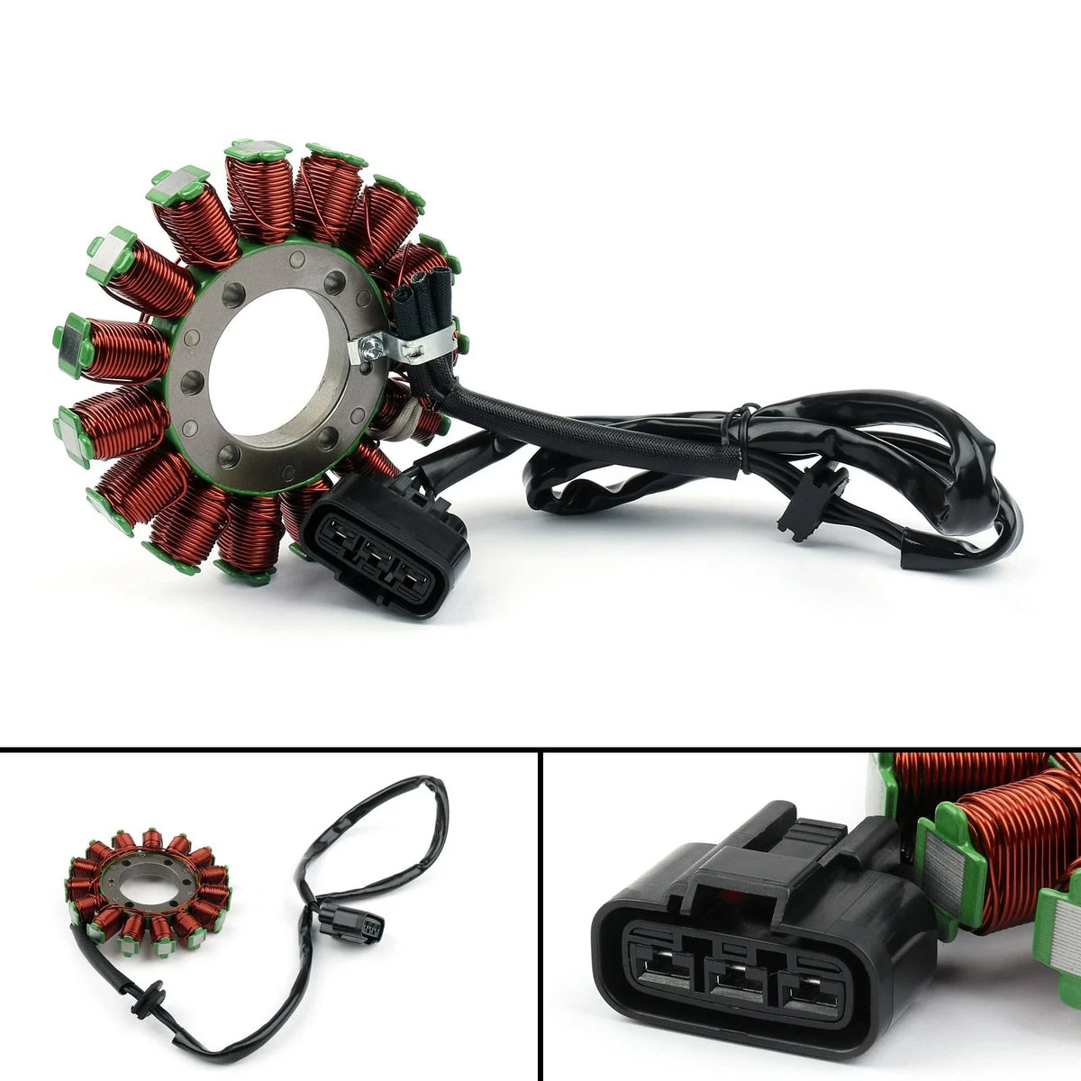 15-Pole Alternator Stator 104mm for BMW S1000R (2013–2021) S1000RR (2009–2019) - 12317718420