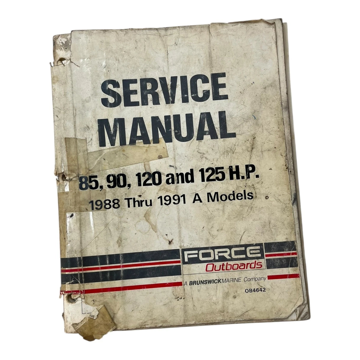 Force Outboards OB4642, Service Manual 85,90,120,125 H.P. (1988-1991) a Models