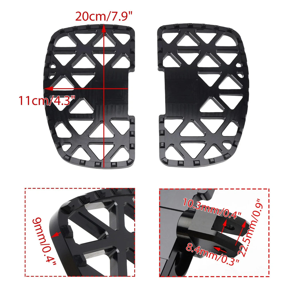 Front Footrests Foot Pegs for Yamaha Bolt / Bolt R-Spec / XV950R (2014–2024)