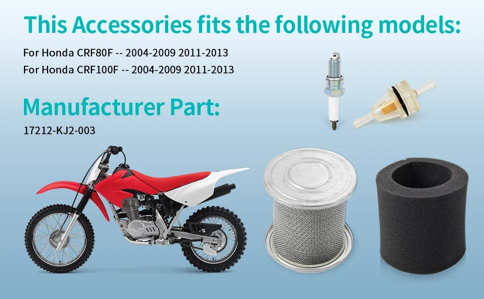 Air Cleaner Filter Element Holder for Honda XR100R XR80R (1985–2003)