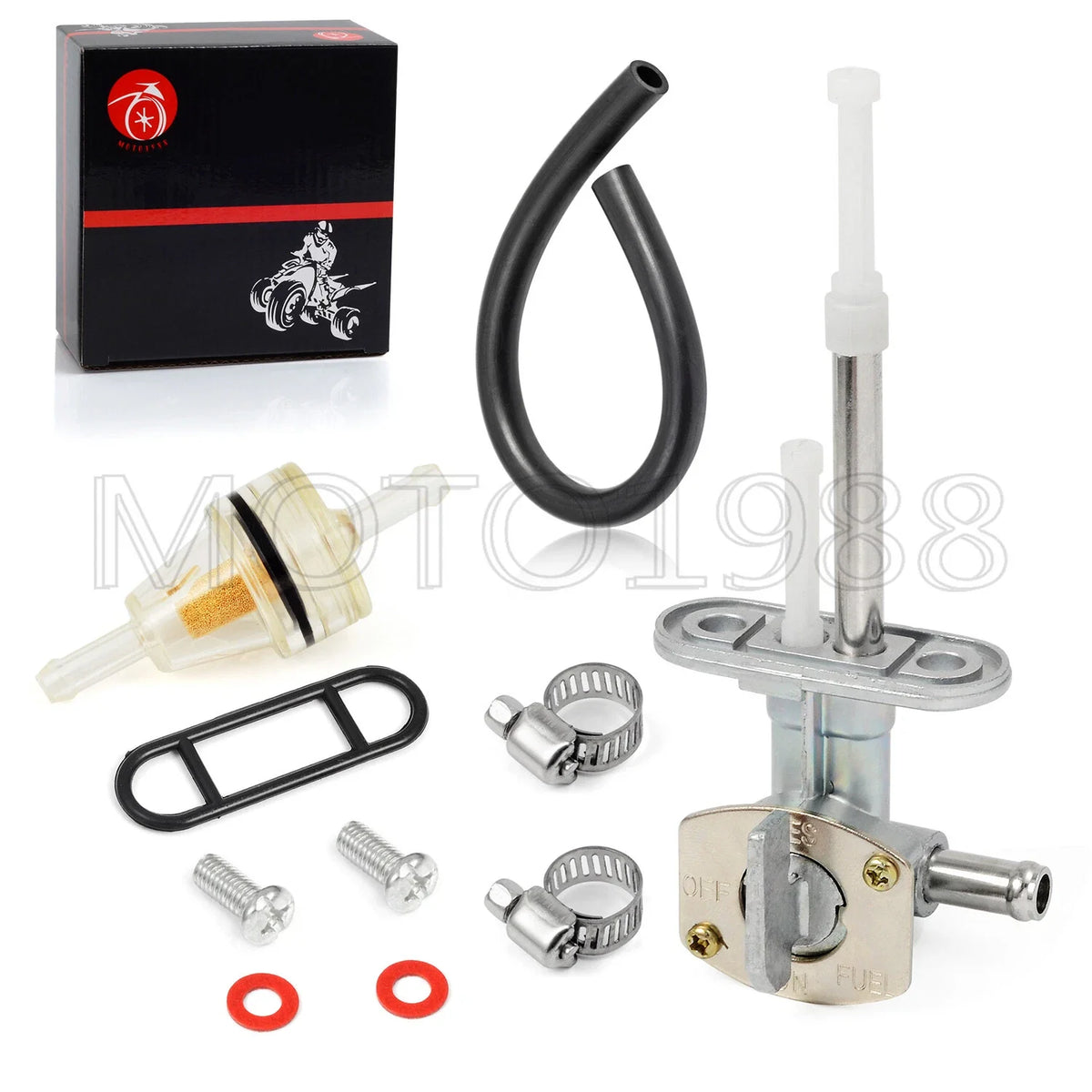 Fuel Petcock Valve for Yamaha TW200 XT350 PW80 TTR125 TTR125LE TTR230 (8mm)