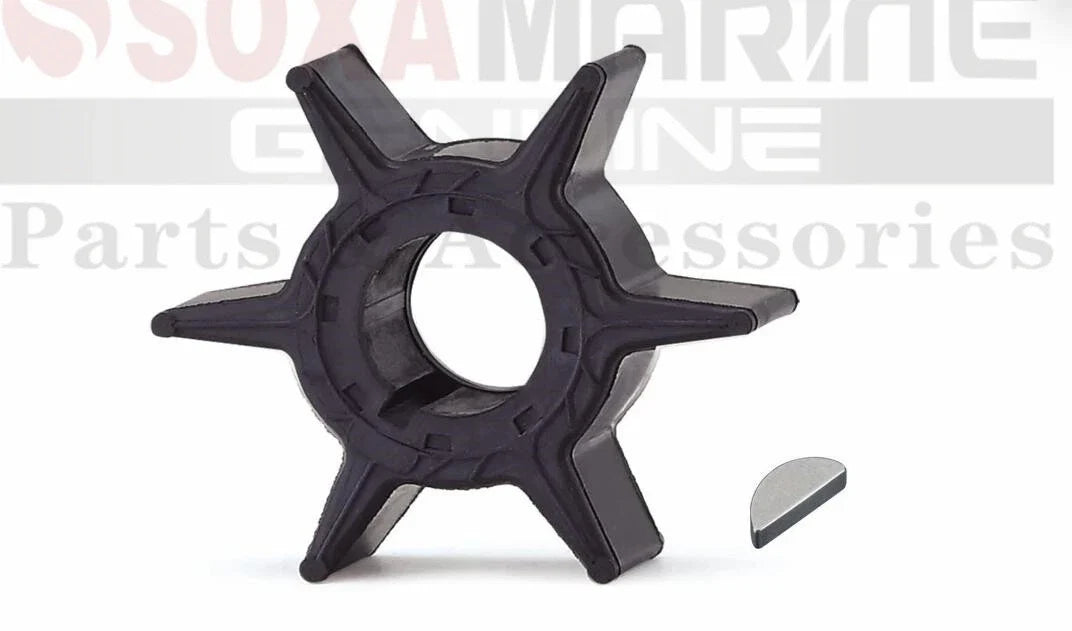 Water Pump Impeller w Key for Yamaha Marine (18-3068, 9-45601)