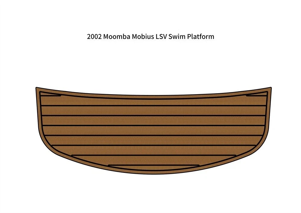 EVA Foam Teak Deck Flooring Mat for Moomba Mobius LSV (2002)