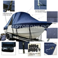 Pro-line Proline 24 Walk Around Cuddy Cabin T-Top Hard-Top Boat Cover Navy