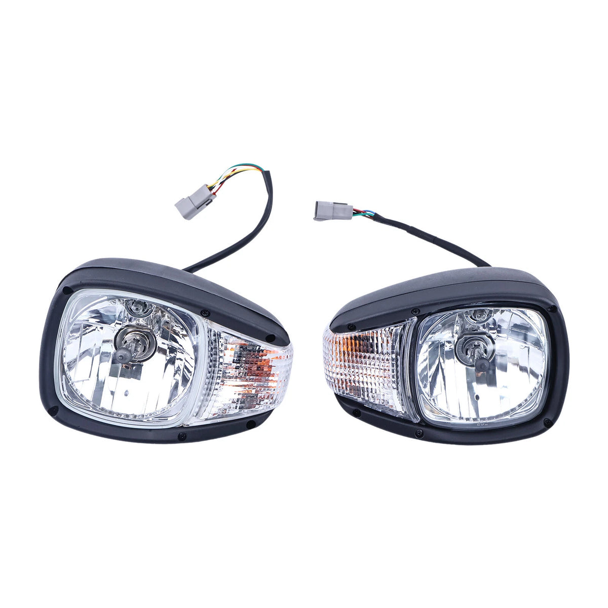 Headlight Set 195-0191 195-0192 for Caterpillar 3054 3044C C4.4 C3.4 442E 428F