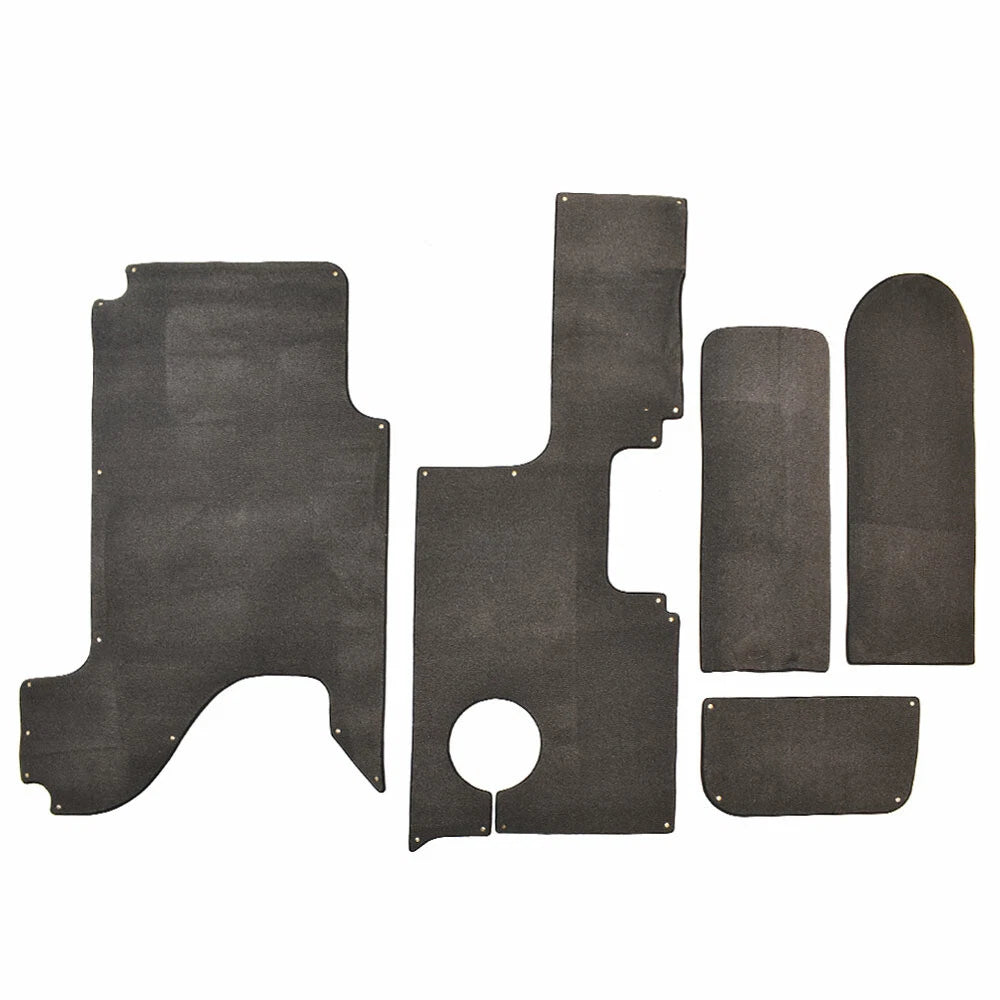 Cobalt Boat Snap-In Carpet Mats 406771 - Syntec Dark Gray 128553 (5PC)