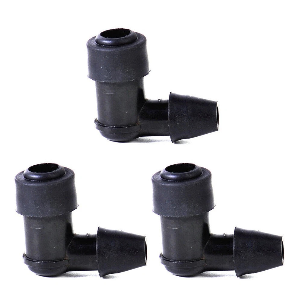 Rubber Cap Cover Set of 3 with 90 Degree for Motorcycles and for ATVs