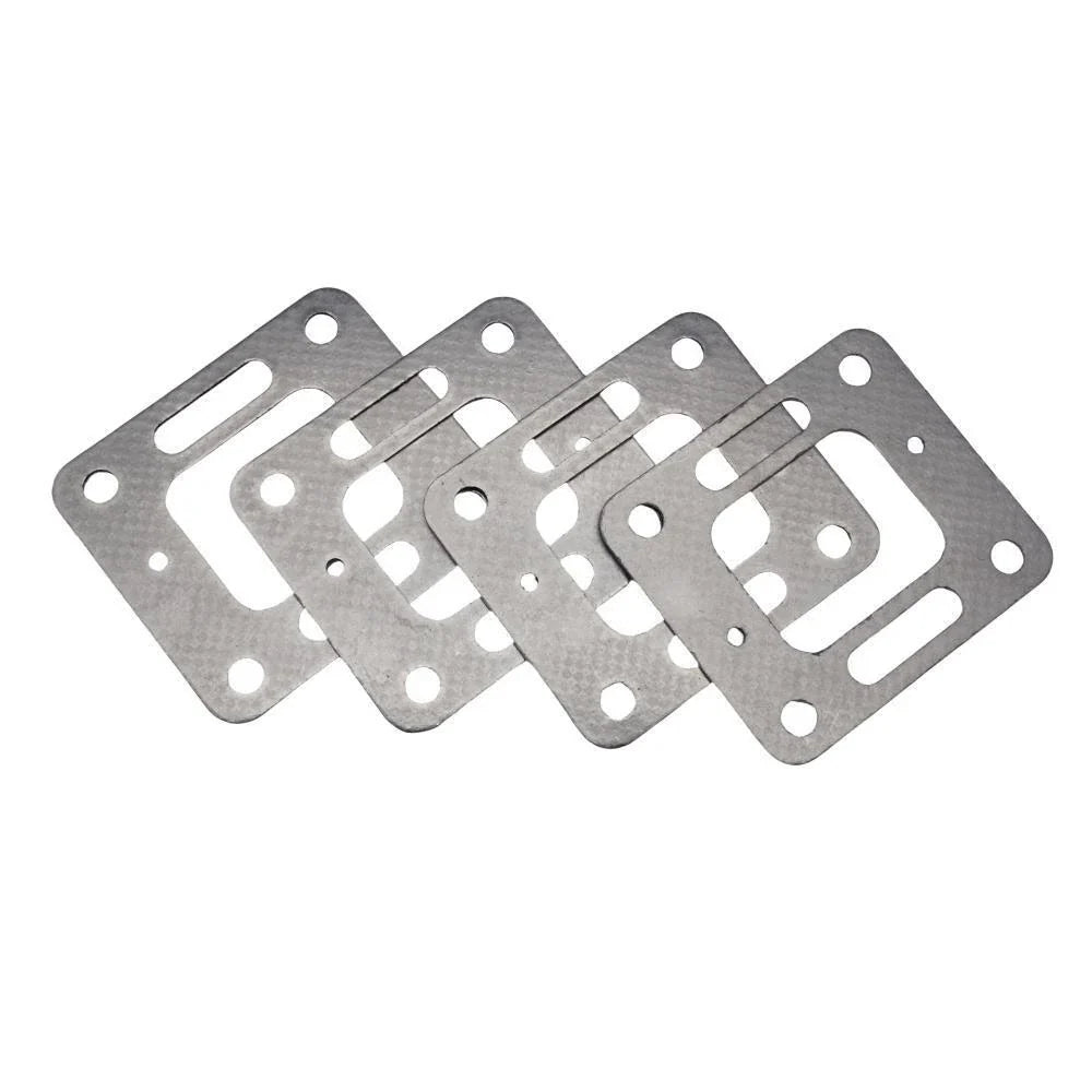 Set of 4 Exhaust Manifold Elbow Gaskets for Mercruiser (27-863724, 18-0897)