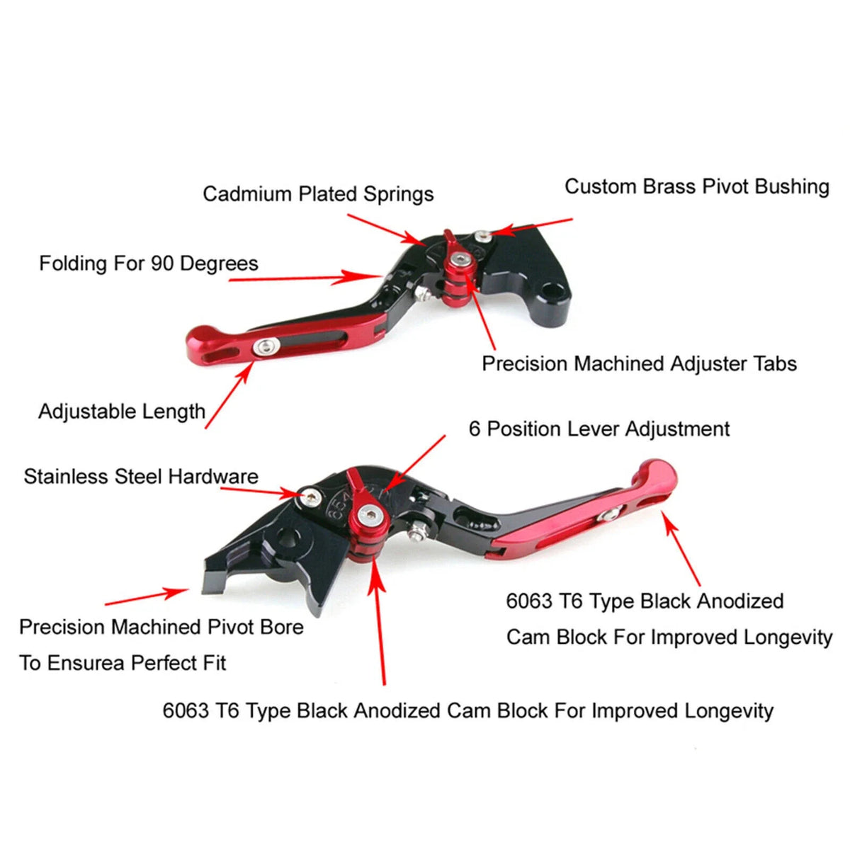 Adjustable Clutch Brake Lever for Yamaha MT125 (2014–2019) T9