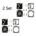 Set of 2 Carburetor Repair Kits for Husqvarna 340 345 346 353 (Zama RB-122, C3EL18)