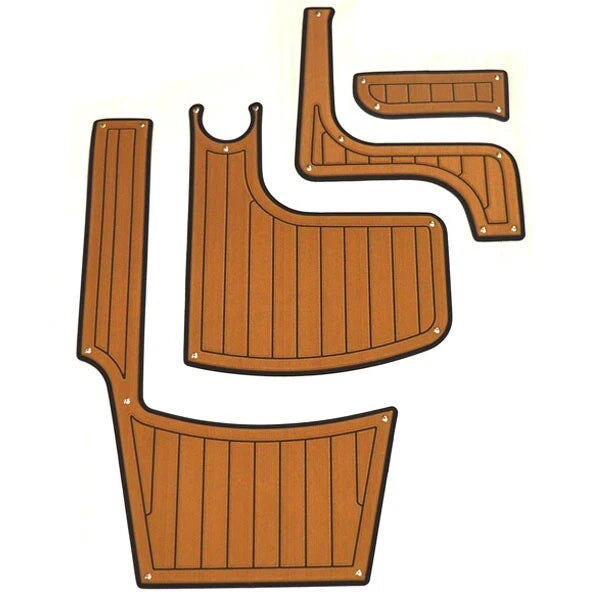 Larson Boat Snap in Floor Mats 8175-0890 - Camel Non-Skid (set of 4)