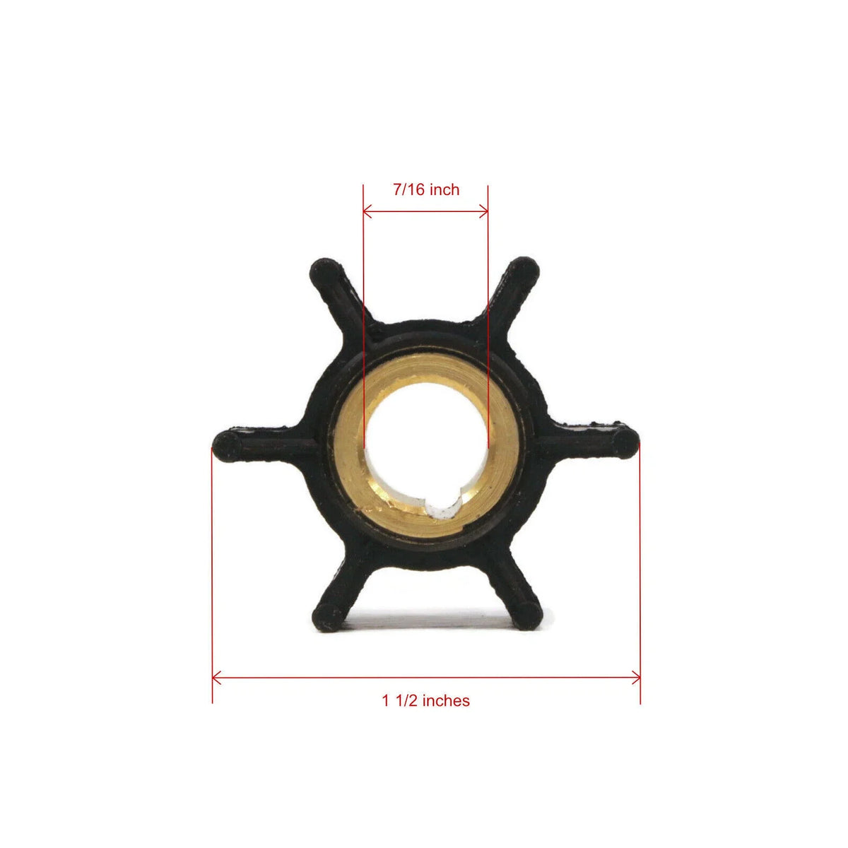Water Pump Kit Impeller for Johnson Evinrude Outboard (4HP-8HP) 0765603