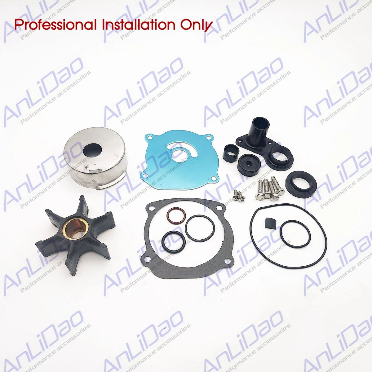 Johnson Evinrude OMC 85HP-300HP Water Pump Kit No Water Shel 5001594 5001593