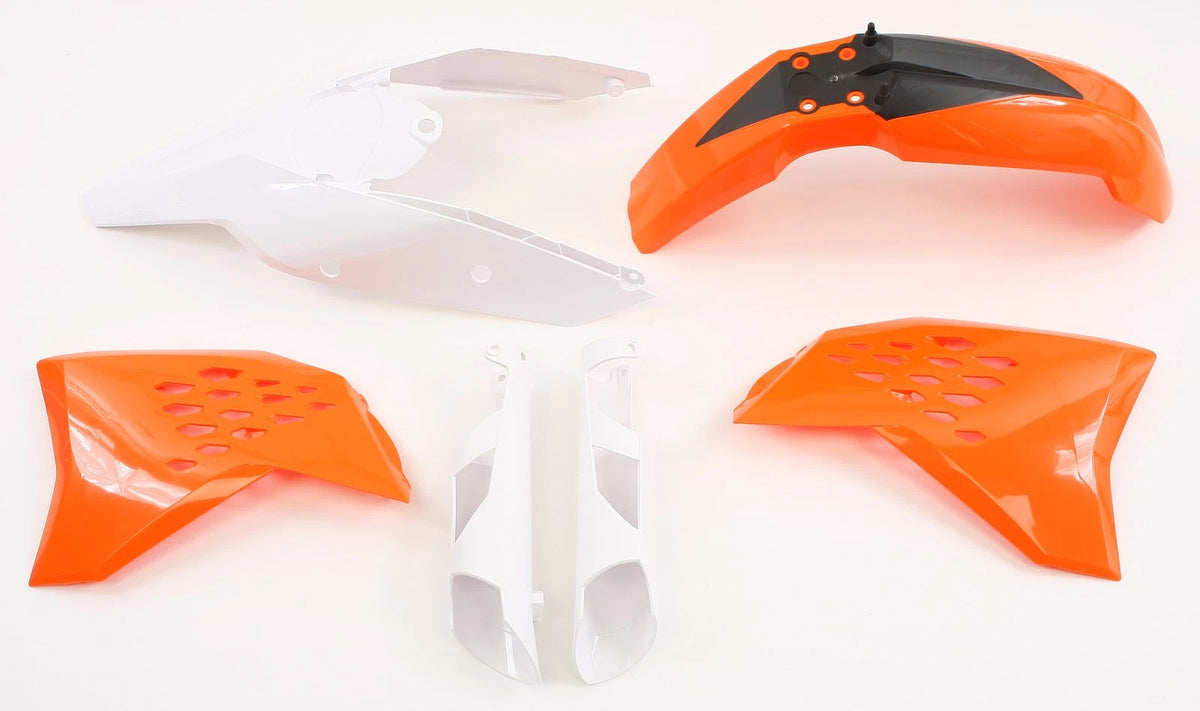 ACERBIS Plastic Body Kit for KTM 450/530/500 EXC-R & F 2008-2011, Orange