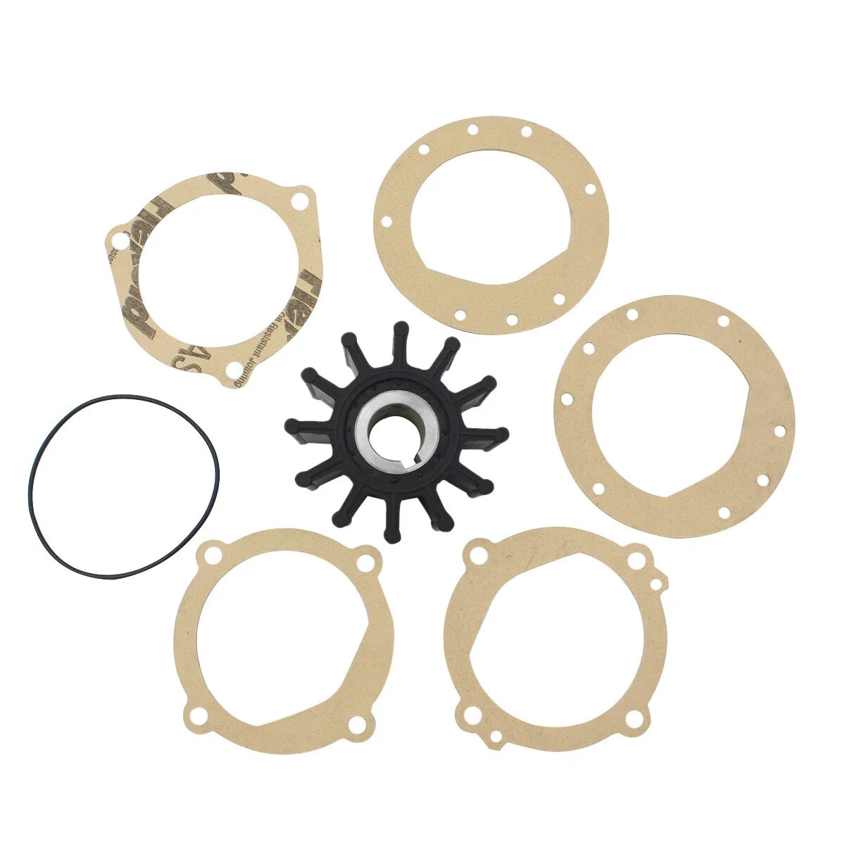 Flexible Impeller for Onan MDL4 20KW Engine Cooling Water Pump (132-0117, 132-0317)