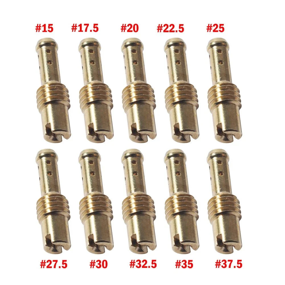 10x Carb Main Jet + 10x Pilot Jet Kit for Mikuni TM TMX VM VM22 (N/A)