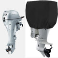 Boat Outboard Engine Cover Waterproof for 60-100HP Motor Black