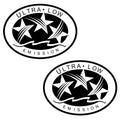 2X Ultra Low Emission Sticker Decal for Mercury Honda