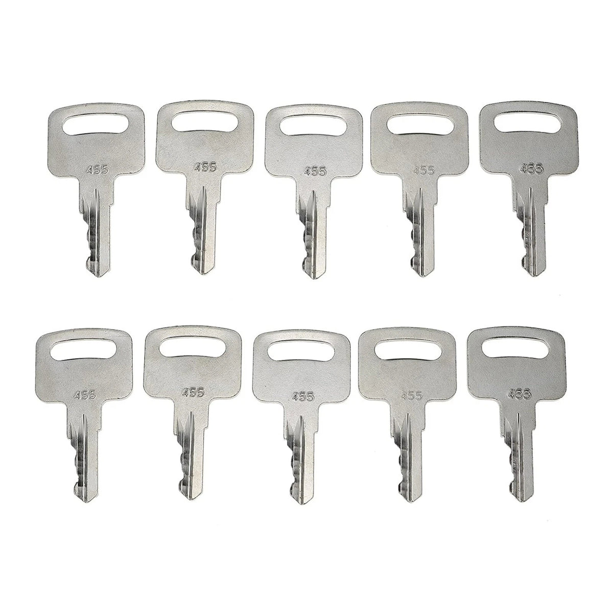 10 Ignition Keys 455 104466 for Genie Skyjack Snorkel Terex Vermeer Upright Lift