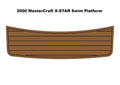 Swim Platform Pad for MasterCraft X-STAR (2000) - EVA Foam Teak Deck Flooring