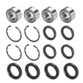 4X Wheel Bearing w/Circlip for Kawasaki Bayou Prairie 300 400 (1990–2004)