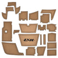 Larson Boat Non-Skid Mats 9TA-170558 - LXH 230 IO Camel Black (20PC)