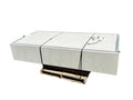 Aluminum Marine Fuel Gas Tank, 311 Gal Cap, Thick.25in, 88in X 45in X 23in