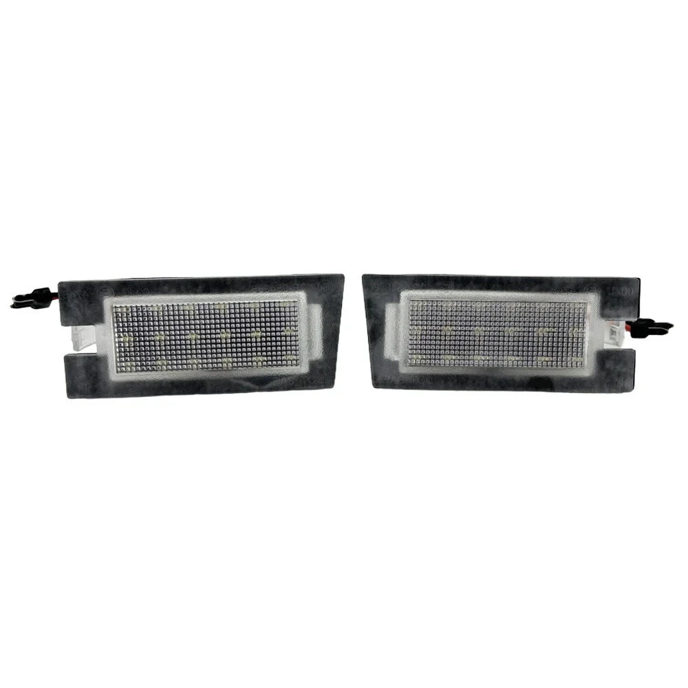 2X White SMD LED License Plate Lights for Jeep Cherokee (2014–2023)
