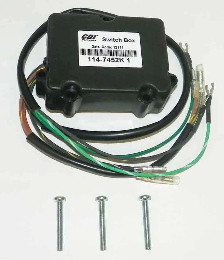 Switch Box for Mercury 6-35 Hp 2 Cylinder (1984–1995) - 114-7452K 1