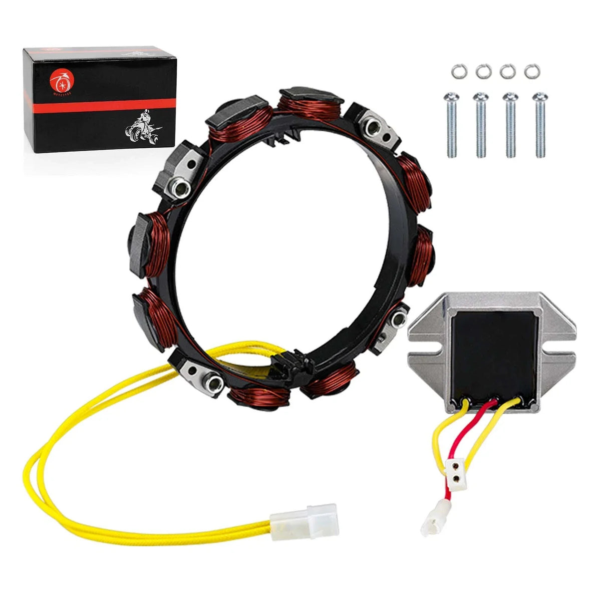 10/16 Amp Regulated Stator/Alternator for Briggs and Stratton (#696458, #592830)