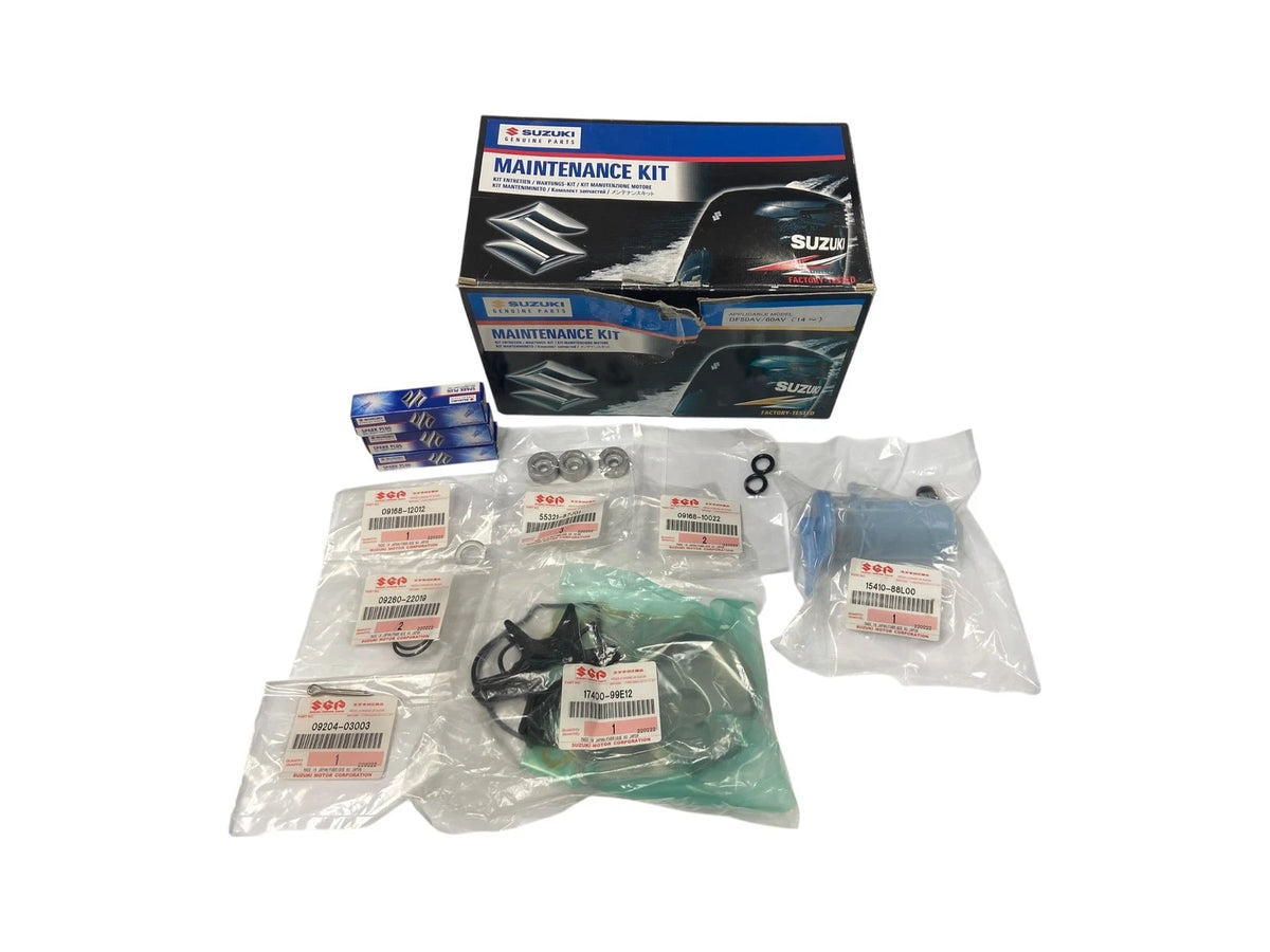 Suzuki 17400-88822 Maintenance Kit Assembly DF50AV/60AV ('14 ) No Oil Filter OEM