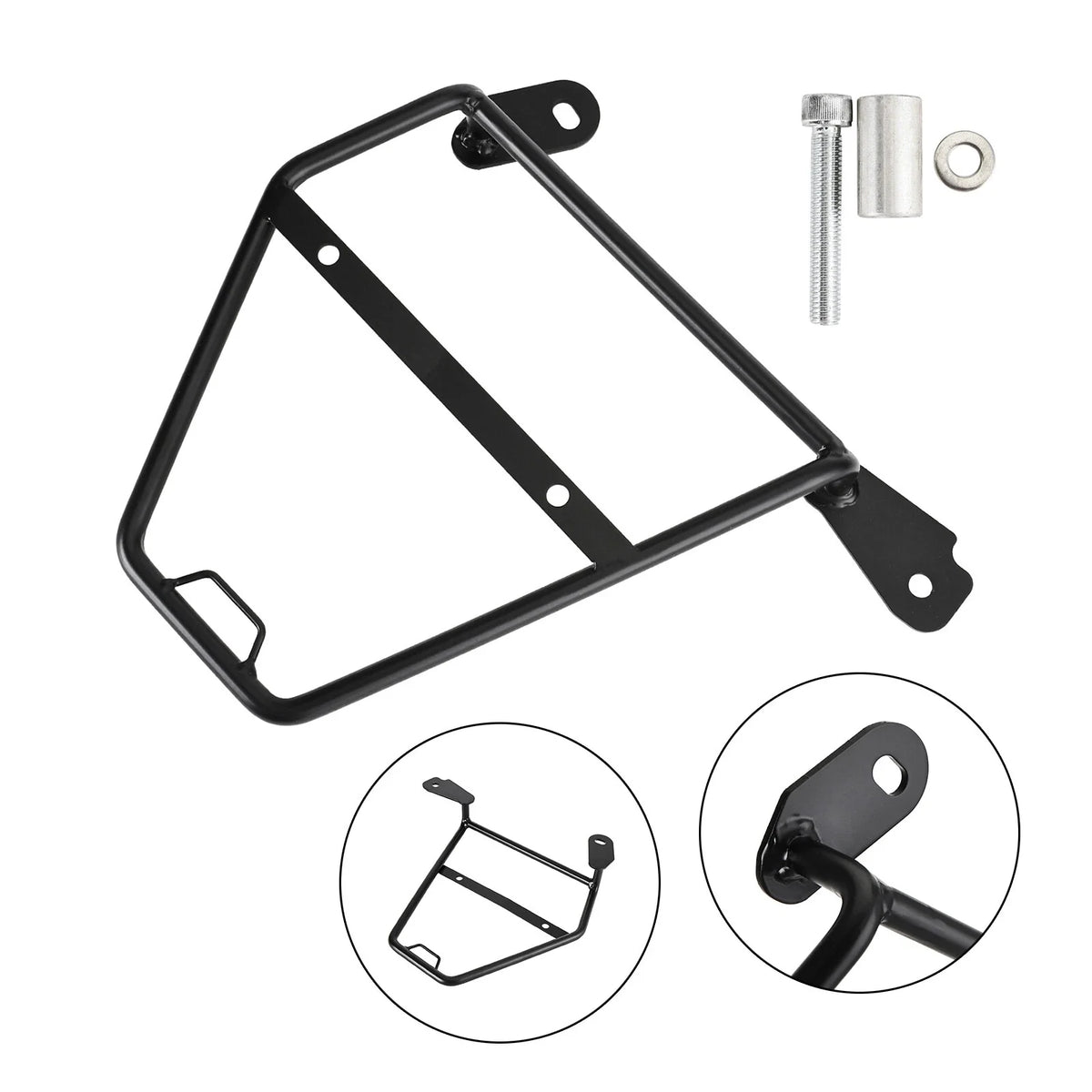 Luggage Rack Side Saddle Bag Mount Bracket Right for Honda CB GB 350 Hness (2021–2023)