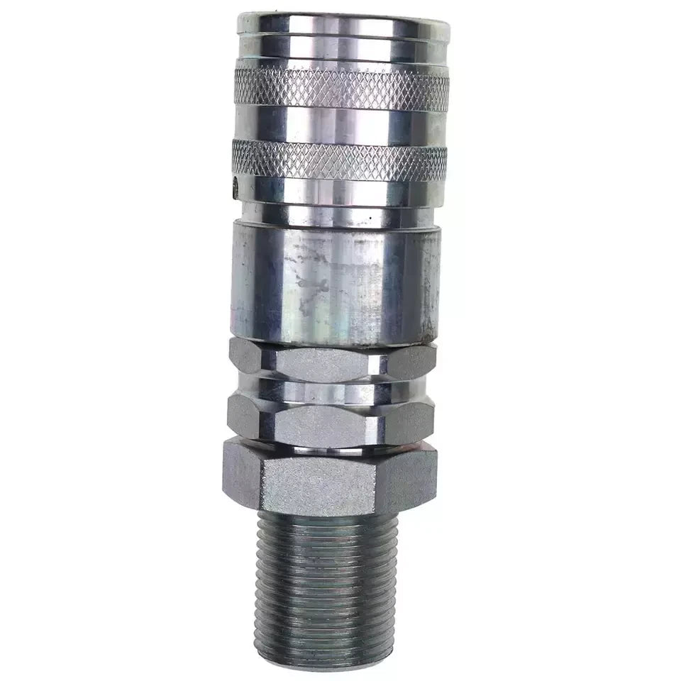 Female Flat Face Quick Coupler 193-8334 for Caterpillar 907H 930G 416F 420F 247B