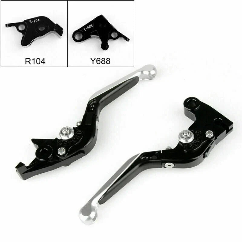 Adjustable Folding Brake Clutch Lever for Yamaha YZF R1 R6 R6S (2000–2023)