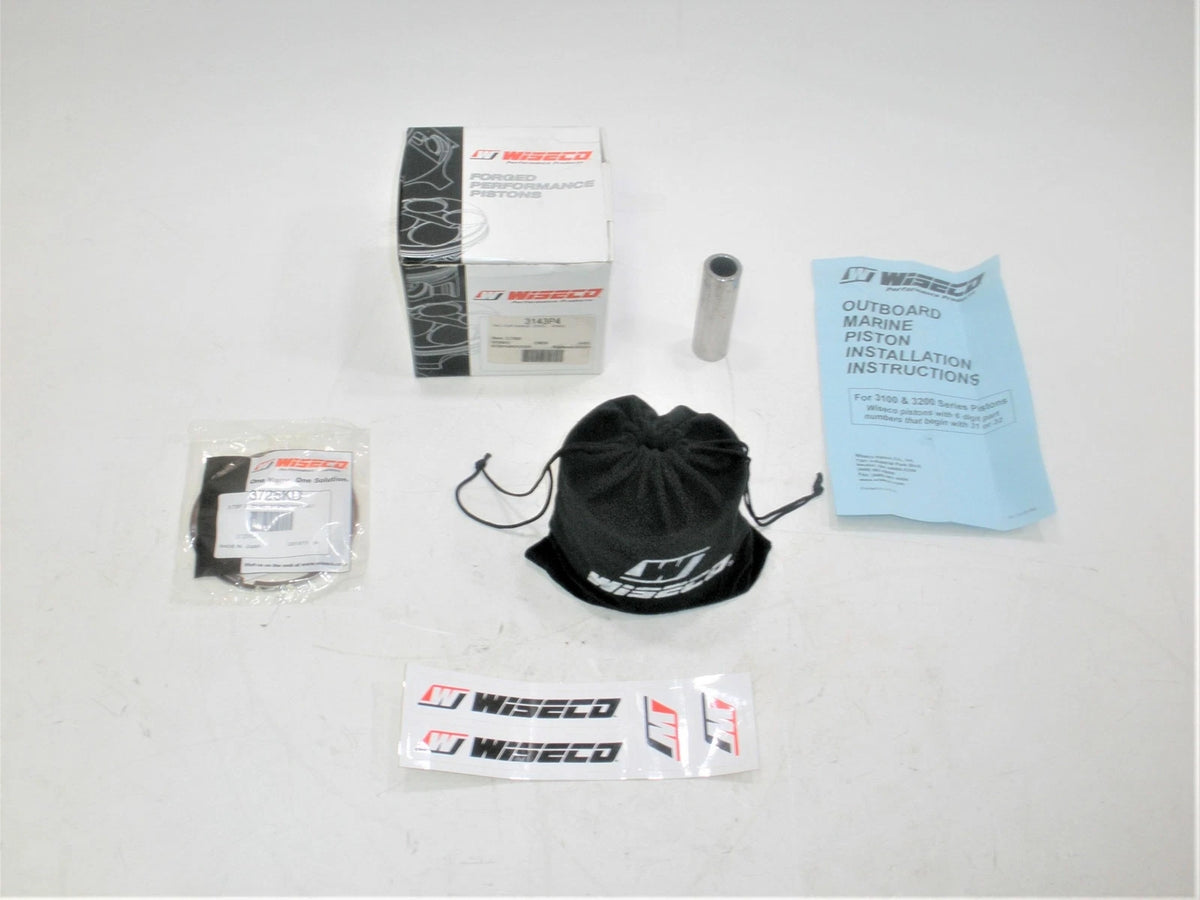 Wiseco 3143P4 Finger Ported OMC V6 Loop Charge Marine Engine Motor Piston