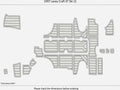 EVA Foam Teak Deck Flooring for Fibrafort 215 Focker (2006)